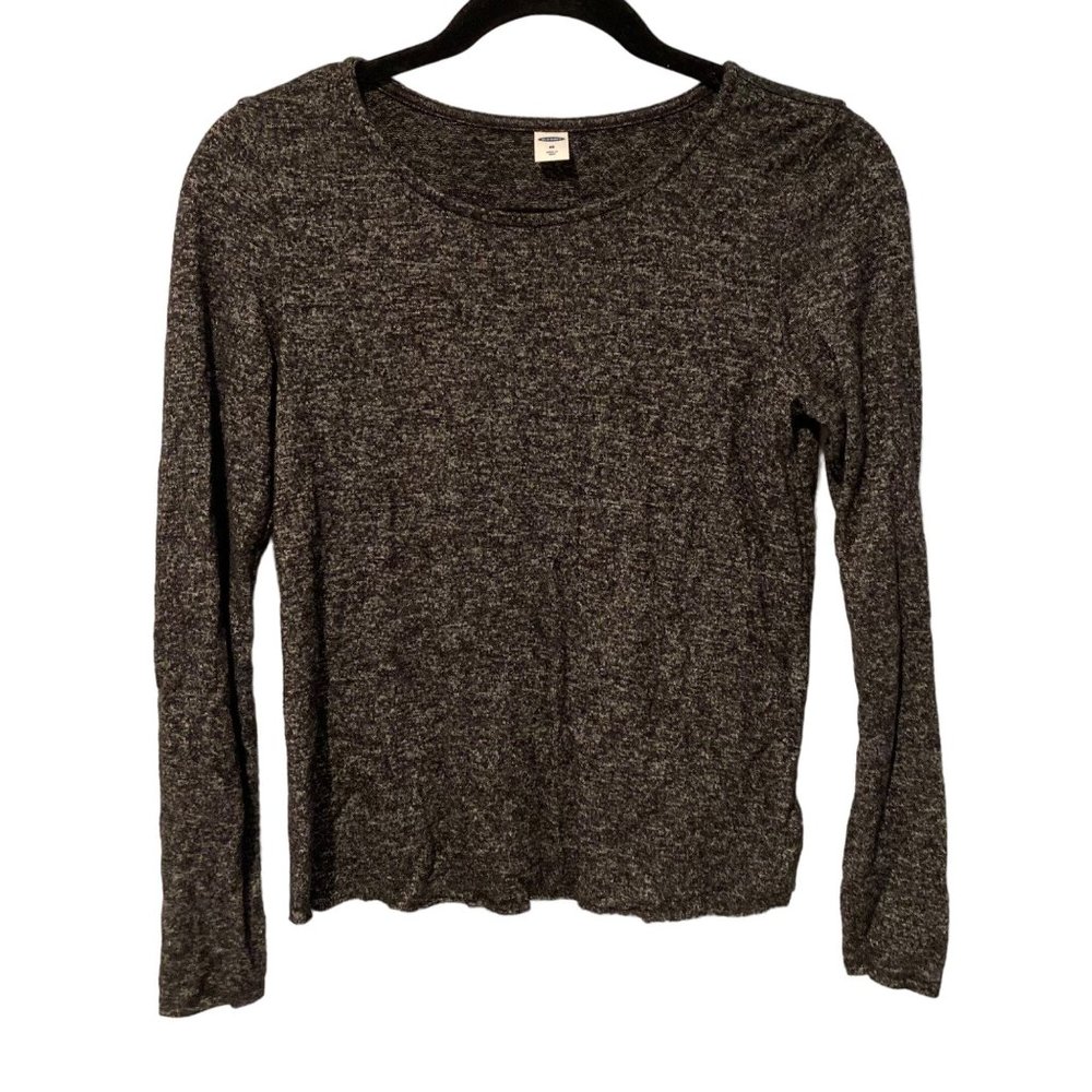 Old Navy size XS black/dark grey long sleeve knit sweater